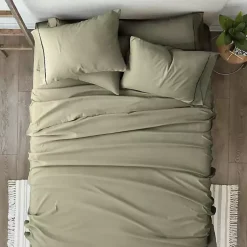 Kirklands Home Bed Sheets|Sage Ultra Soft 6-pc. Queen Sheet Set Green