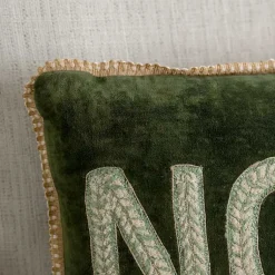 Best Sage Velvet Noel Pillow Pillows