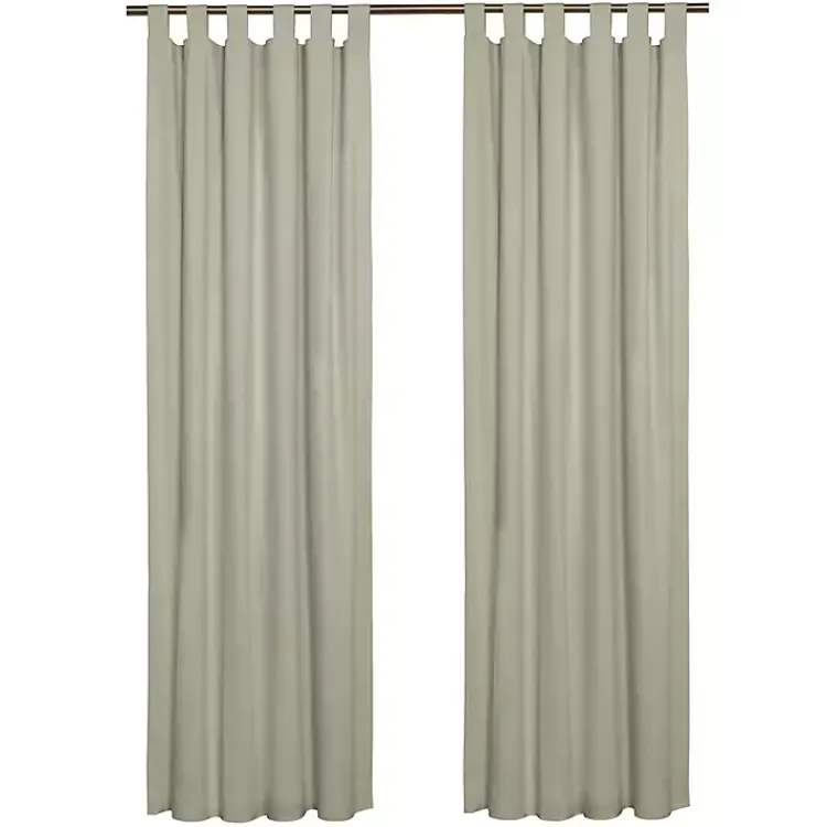 Kirklands Home Curtains & Drapes|Sage Weathermate Curtain Panel, 72 in. Green