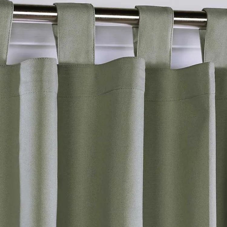 Kirklands Home Curtains & Drapes|Sage Weathermate Curtain Panel, 72 in. Green