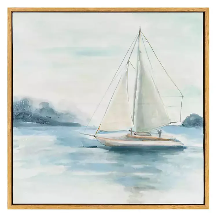 Kirklands Home Canvas Art|Sail from the Coast Framed Canvas Prints, Set of 2