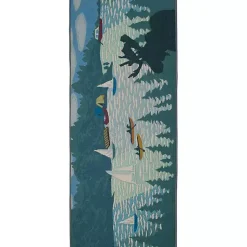 Kirklands Home Outdoor Rugs|Sailboat Lake Indoor/Outdoor Runner, 1x4