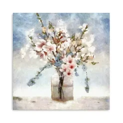 Kirklands Home Canvas Art|Sakura Jar Canvas Art Print, 30x30 in.