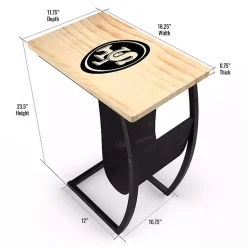 Kirklands Home Accent & End Tables|San Francisco 49ers Wood C-Table Tan