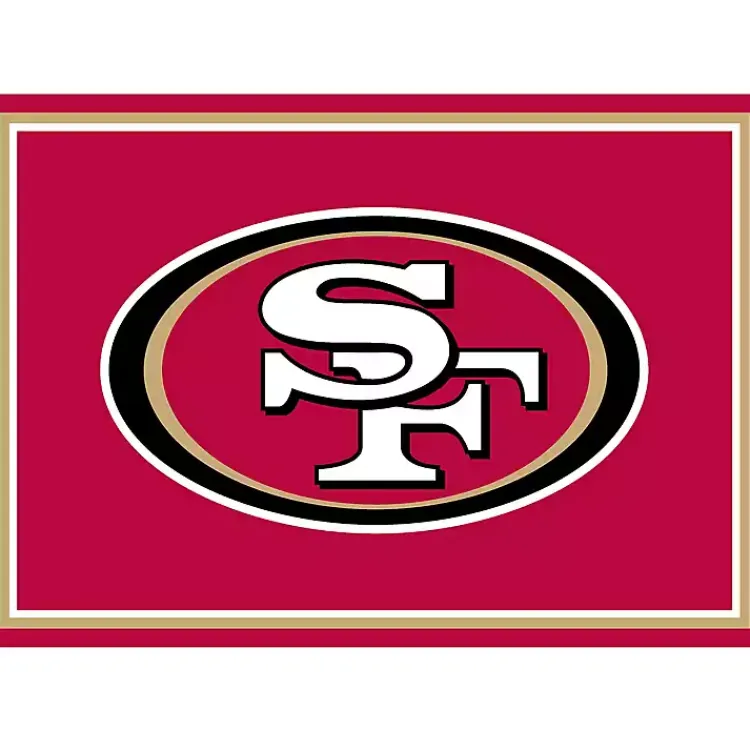 Kirklands Home Area Rugs|San Fransisco 49ers Area Rug, 3x4 Red