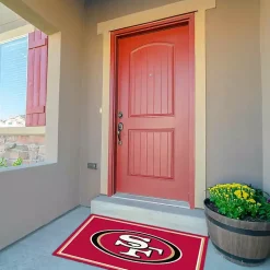 Kirklands Home Area Rugs|San Fransisco 49ers Area Rug, 3x4 Red