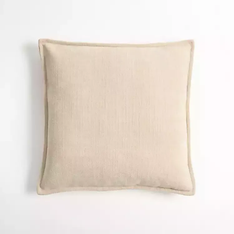 Clearance Sand Chenille Throw Pillow Pillows