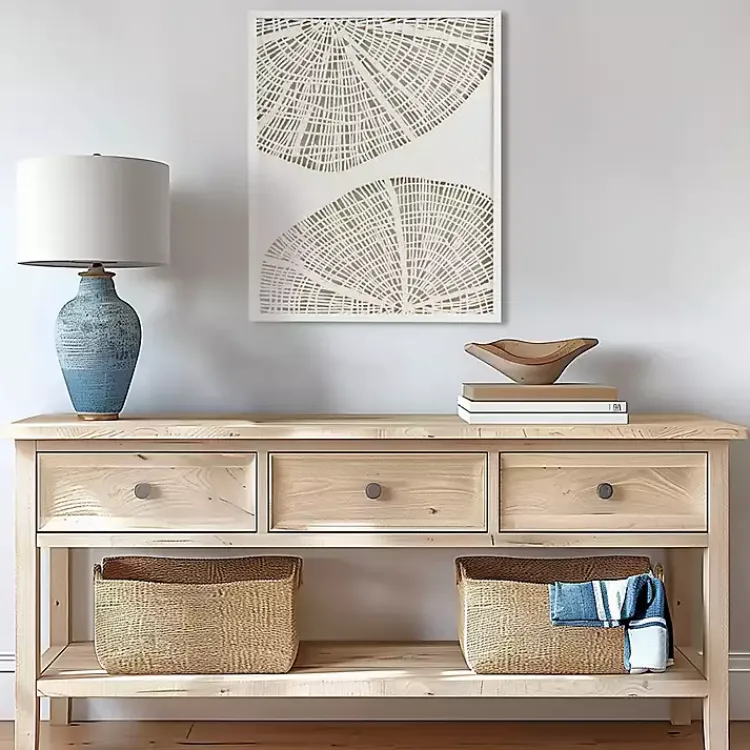 Kirklands Home Wall Plaques|Sand Dollar Rice Paper Shadowbox Wall Plaque White