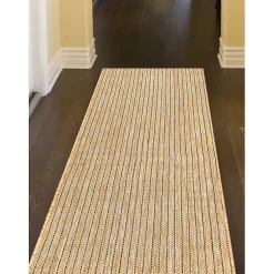 Kirklands Home Outdoor Rugs|Sand Intertwine Indoor/Outdoor Runner Tan