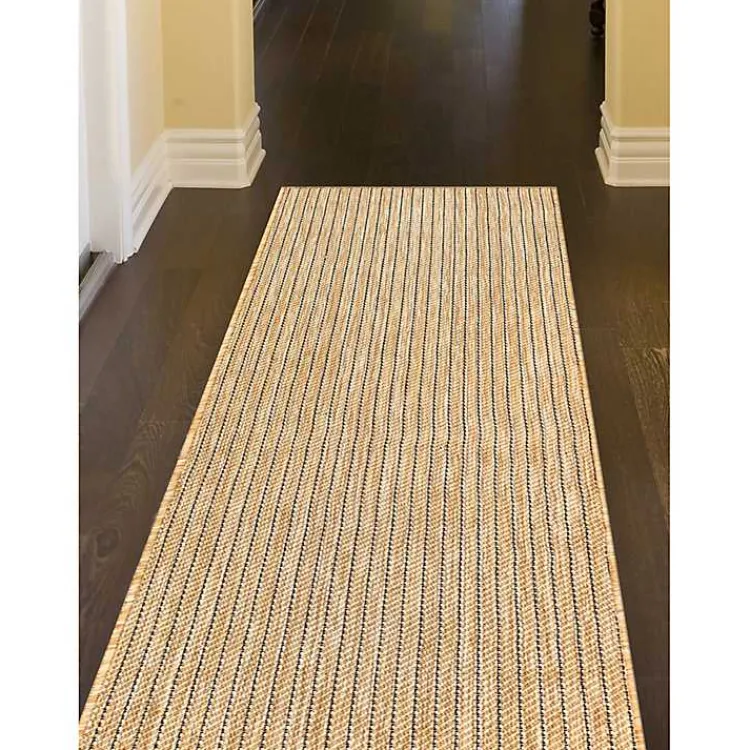 Kirklands Home Outdoor Rugs|Sand Intertwine Indoor/Outdoor Runner Tan
