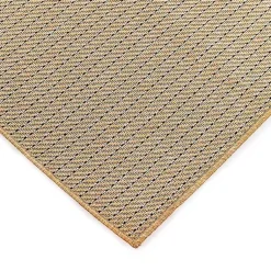 Kirklands Home Outdoor Rugs|Sand Intertwine Santal Indoor/Outdoor Rug, 6x9 Tan