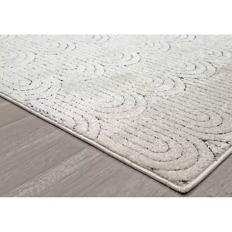 Kirklands Home Area Rugs|Sandstone Chanai Indoor Area Rug, 5x7 Ivory