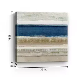 Kirklands Home Canvas Art|Sandy Blues Canvas Art Print