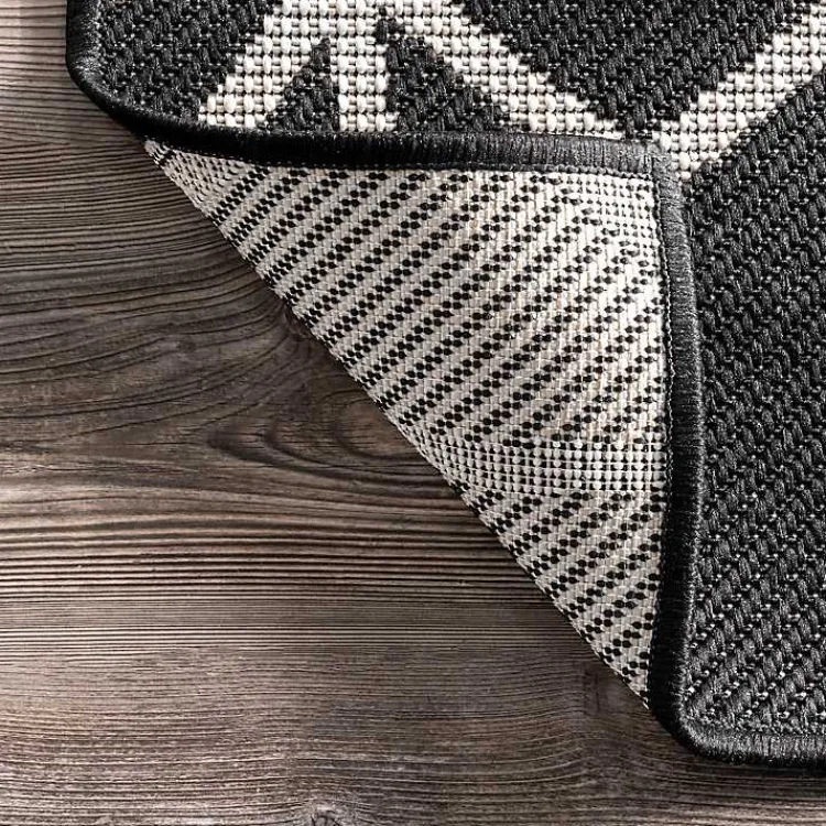 Kirklands Home Outdoor Rugs|Sanford Gray Geometric Shapes Outdoor Rug, 8x10