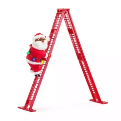 Best Santa Musical Tabletop Climber Christmas Decorations