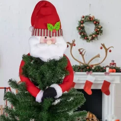 Santa Plush Christmas Tree Topper Christmas Tree Decorations