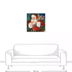 Hot Santa Shhh Canvas Art Print Christmas Art & Wall Decor
