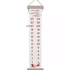 Sale Santa Visits Countdown Hanging Wall Plaque Christmas Art & Wall Decor