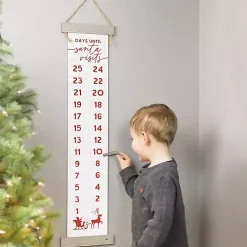 Sale Santa Visits Countdown Hanging Wall Plaque Christmas Art & Wall Decor