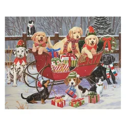 Online Santa's Helpers Canvas Art Print Christmas Art & Wall Decor