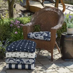 Kirklands Home Outdoor Cushions & Pillows|Sapphire Ashland Outdoor Wicker Cushion