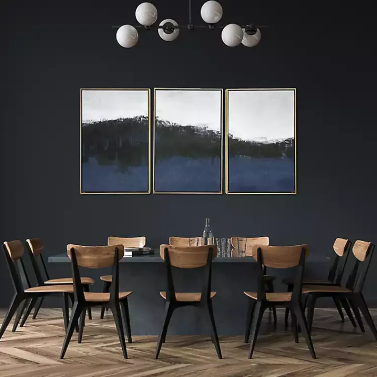 Kirklands Home Canvas Art|Sapphire Framed Canvas Art Prints, Set of 3