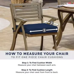 Kirklands Home Outdoor Cushions & Pillows|Sapphire Leala Texture Outdoor Bench Cushion Blue