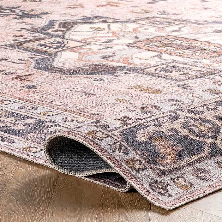Kirklands Home Area Rugs|Sasha Medallion Washable Area Rug, 4x6