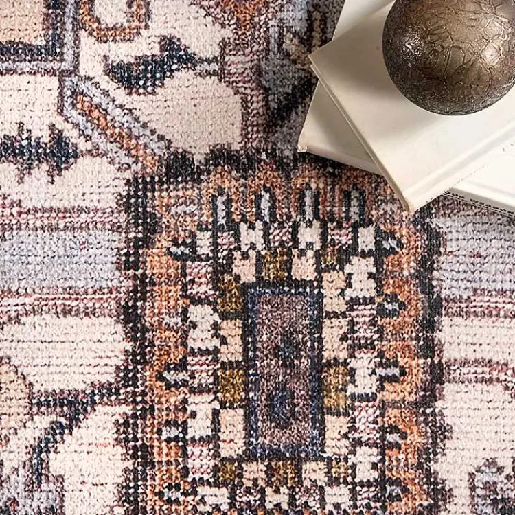 Kirklands Home Area Rugs|Sasha Medallion Washable Area Rug, 4x6