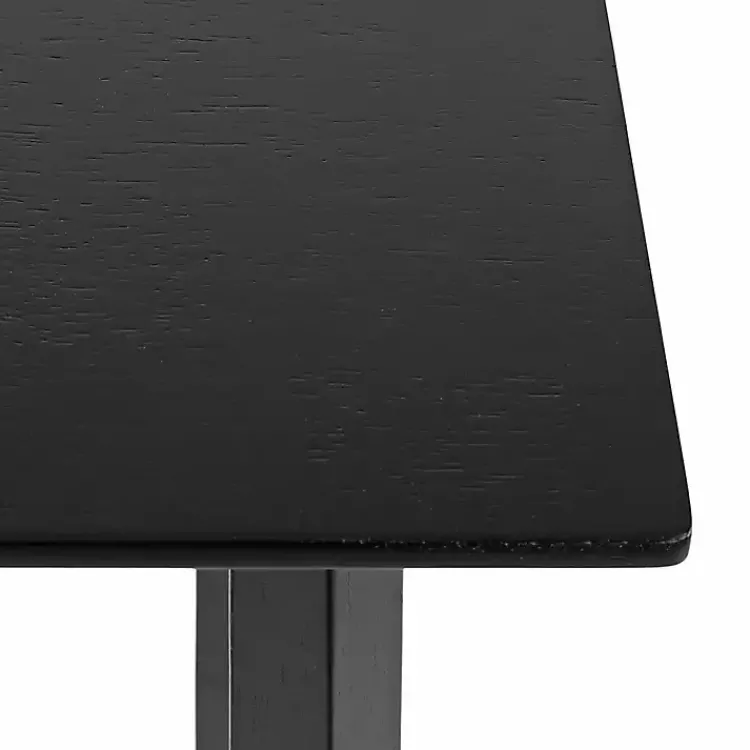 Kirklands Home Console Tables|Satin Olivia Console Table Black