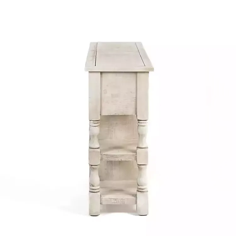 Kirklands Home Cabinets & Sideboards|Savannah Cream Distressed Cabinet Ivory