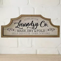 Kirklands Home Wall Quotes & Signs|Scalloped Arch Top Laundry Room Framed Wall Sign