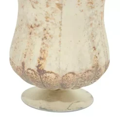 Discount Scalloped Rustic Glass Cup Vases, Set of 2 Vases