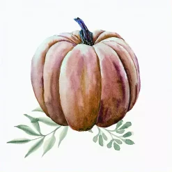 Clearance Scenic Pumpkin Watercolor Framed Wall Art Fall