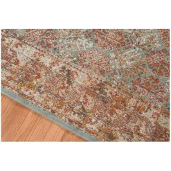 Kirklands Home Area Rugs|Sea Blue Eaton Transitional Area Rug, 6x8