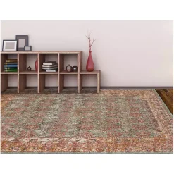 Kirklands Home Area Rugs|Sea Blue Eaton Transitional Area Rug, 6x8