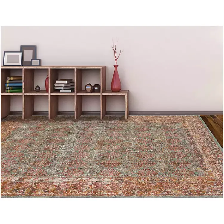 Kirklands Home Area Rugs|Sea Blue Eaton Transitional Area Rug, 6x8