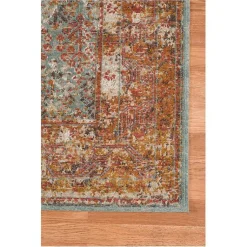 Kirklands Home Area Rugs|Sea Blue Eaton Transitional Area Rug, 6x8