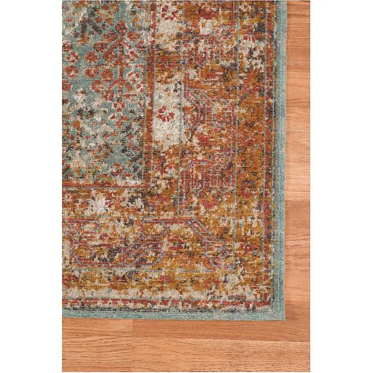 Kirklands Home Area Rugs|Sea Blue Eaton Transitional Area Rug, 6x8
