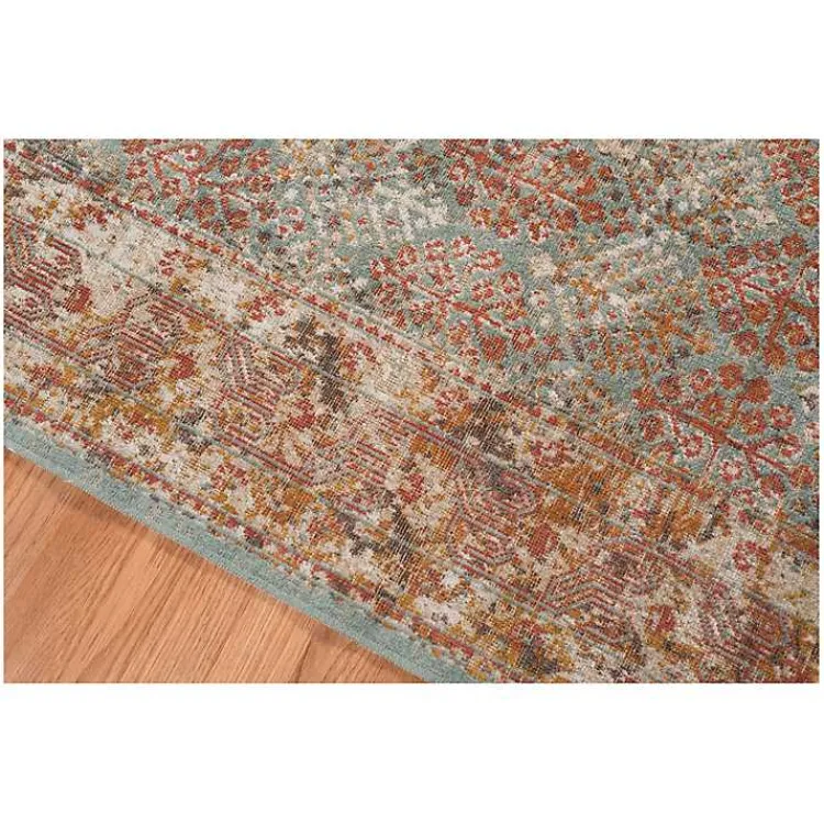 Kirklands Home Area Rugs|Sea Blue Eaton Transitional Area Rug, 7x9