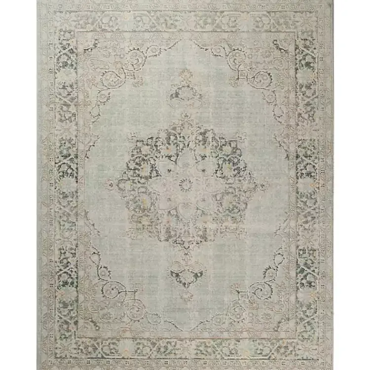 Kirklands Home Area Rugs|Sea Vintage Medallion Area Rug, 2x3 Green