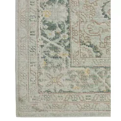 Kirklands Home Area Rugs|Sea Vintage Medallion Area Rug, 2x3 Green