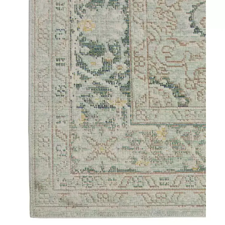 Kirklands Home Area Rugs|Sea Vintage Medallion Area Rug, 2x3 Green