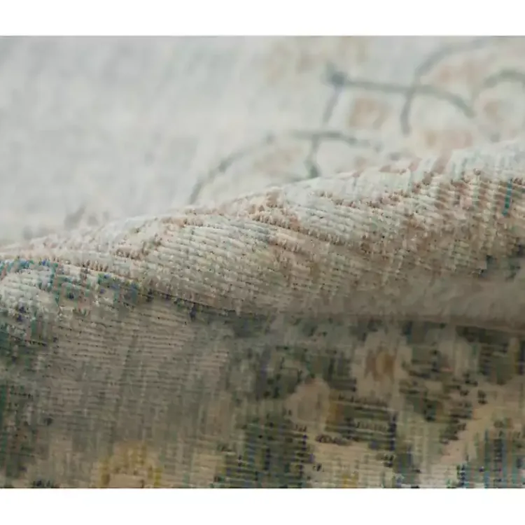 Kirklands Home Area Rugs|Sea Vintage Medallion Area Rug, 5x7 Green