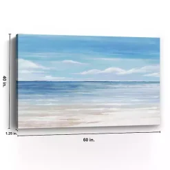 Kirklands Home Canvas Art|Sea Landscape III Giclee Canvas Art Print Blue