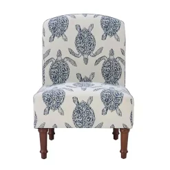 Kirklands Home Accent Chairs|Sea Turtle Print Accent Chair