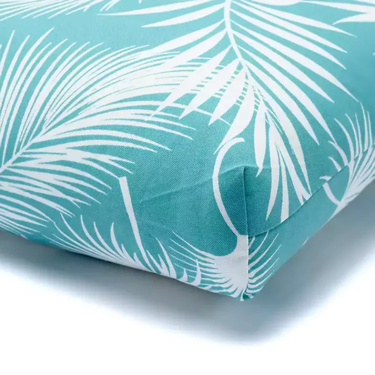 Kirklands Home Outdoor Cushions & Pillows|Seafoam Floral Outdoor Chair Cushion Green