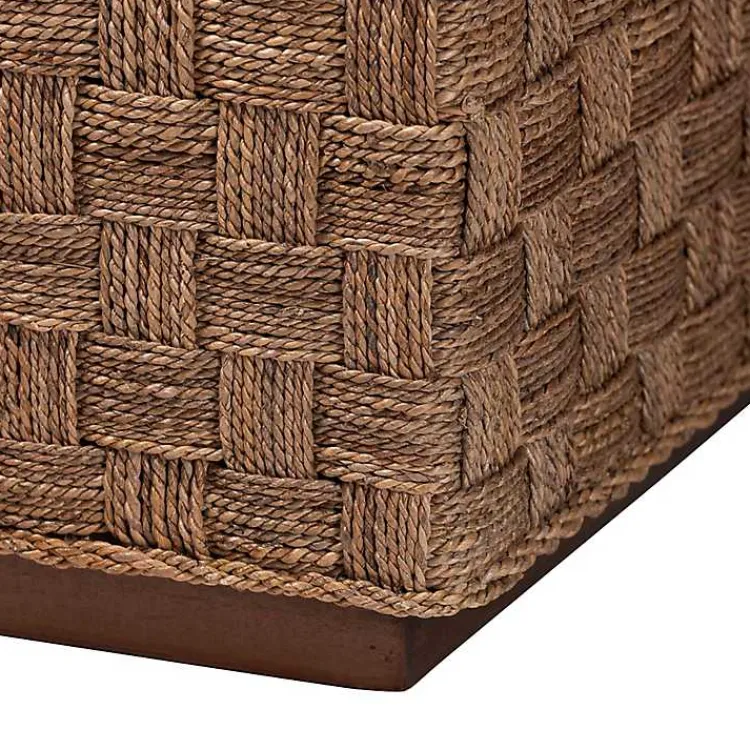 Kirklands Home Coffee Tables|Seagrass Wrapped Coffee Table Brown