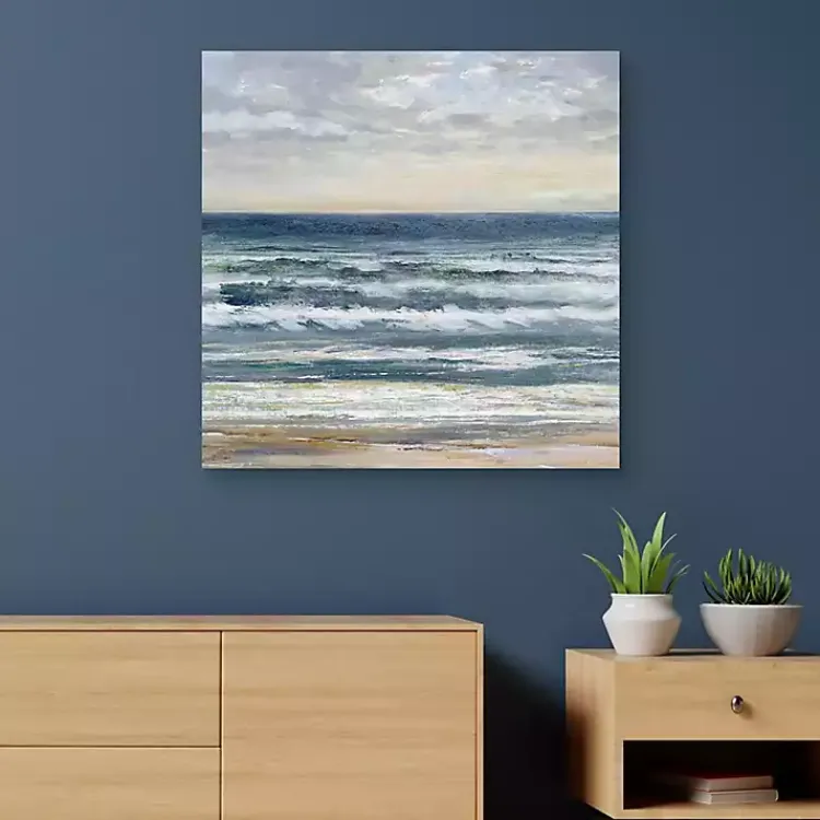 Kirklands Home Canvas Art|Seascape Skies Canvas Art Print Blue