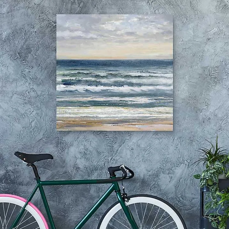 Kirklands Home Canvas Art|Seascape Skies Canvas Art Print Blue